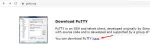 آموزش وصل شدن به سرور لینوکس به کمک PuTTY